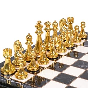 Metal Chess Set for Adults and Kids