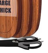 ZVP Bamboo Cutting Boards for Kitchen