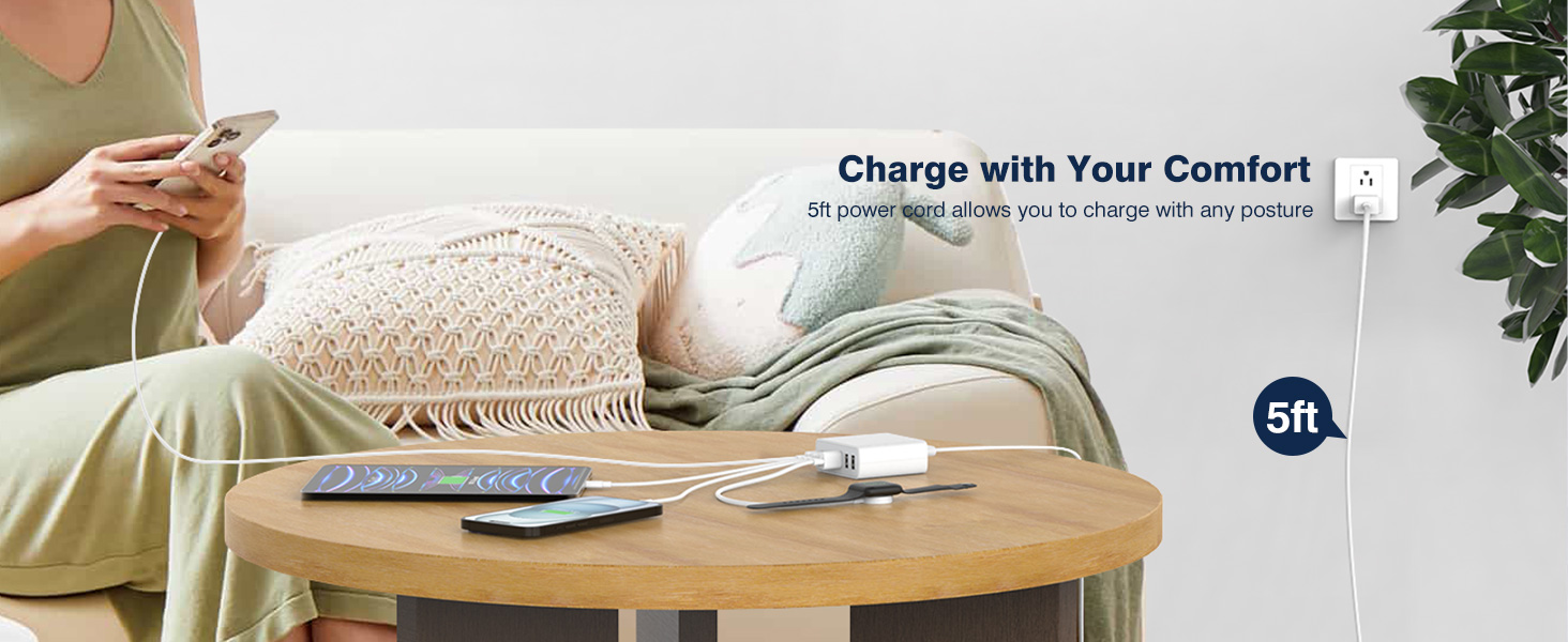 5ft usb c power dock