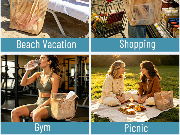 Mesh Beach Bag