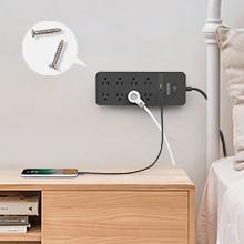 surge protector flat plug