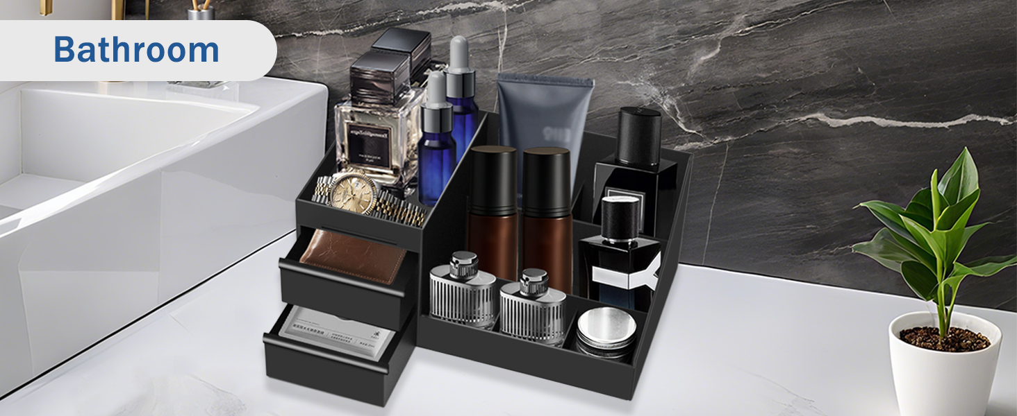 mens bathroom decor perfume holder bathroom sink organizer cologne stand for men