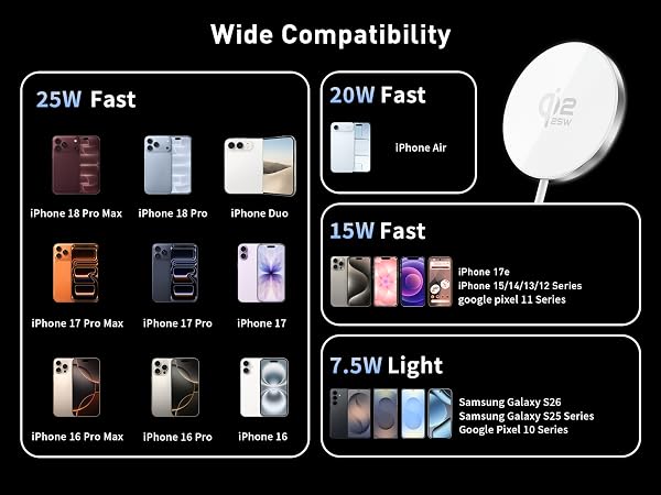 25w wireless charger