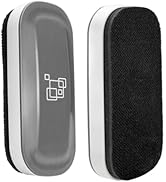 maxtek Magnetic Dry Erase Eraser, Glass Board Erasers, 2 Pack, Whiteboard Eraser for Dry Erase Bo...