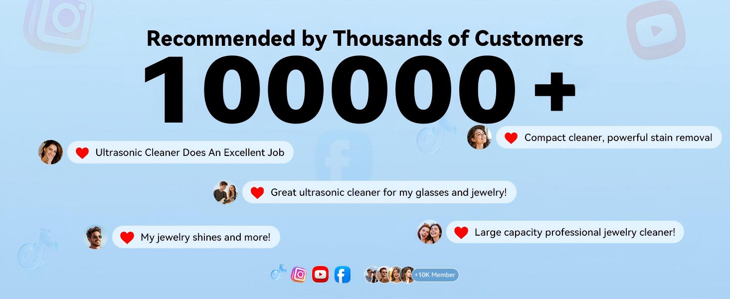 jeatone ultrasonic jewelry cleaner