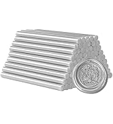 Mini Hot Glue Sticks Silver 82 Pack 4" and 0.27'' Diameter Colored Hot Glue Gun Sticks for Kids A...