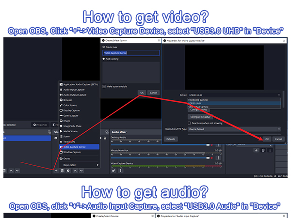 4K HDMI to USB 3.0 Type C Video Capture Card 1080P 60FPS