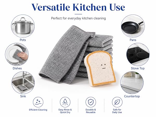 kitchen cleaning dishcloth
