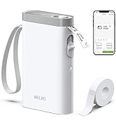 Nelko Label Maker Machine with Tape, P21 Bluetooth Label Printer, Wireless Mini Label Makers with...