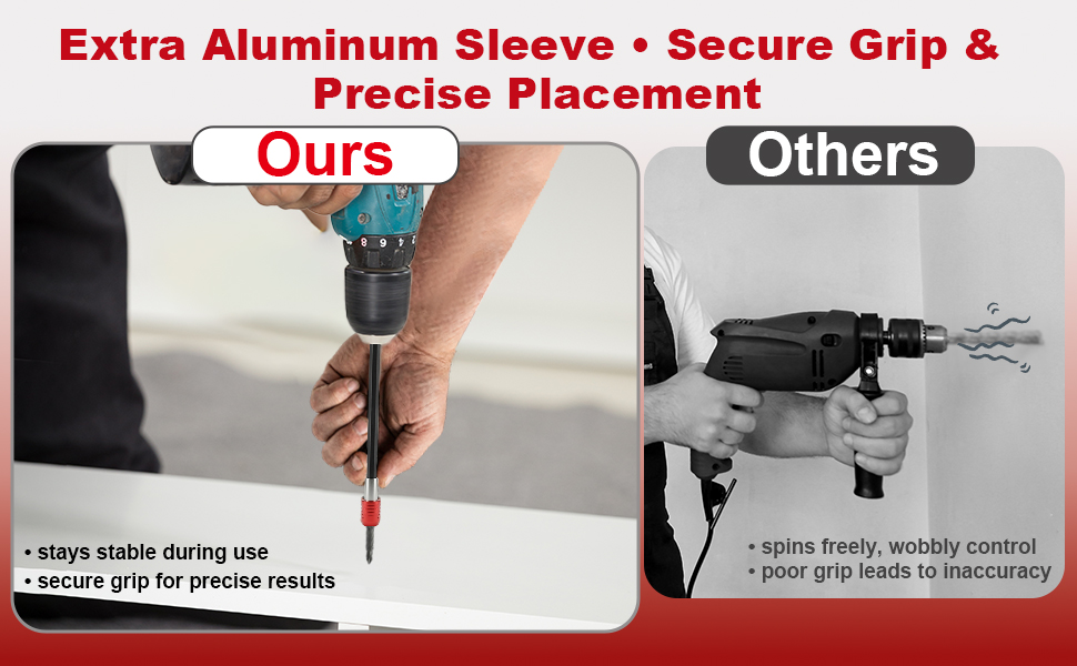 Extra Aluminum Sleeve • Secure Grip &amp;amp; Precise Placement