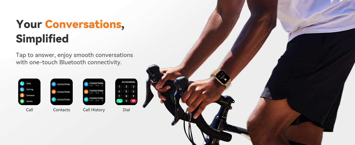 smart watch for women, smart watch with call and text