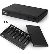 VWEICYY 2 PCS 8 AA Battery Holder with USB Port,12V Battery Box Case,2PCS 8 x 1.5V AA Battery Hol...