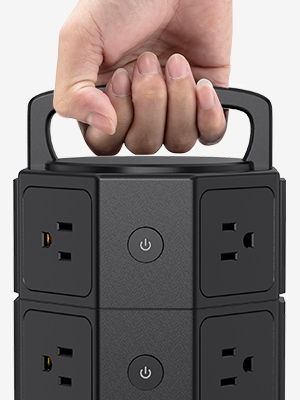 portable spin tower with usb