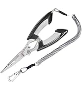 Booms Fishing H01 Small Fishing Pliers Scissors Braid Cutters Lightweight Stainless Steel Fishing...