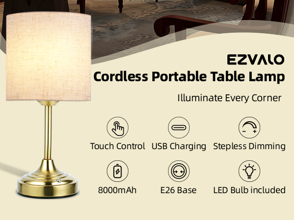 Cordless Table Lamp