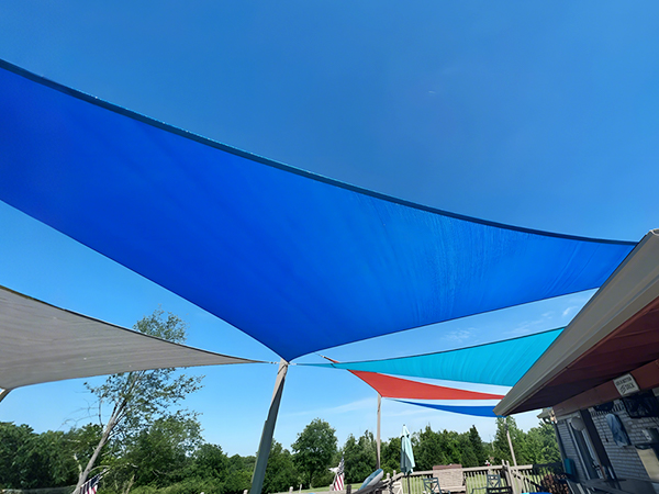 colorful sails for decoration