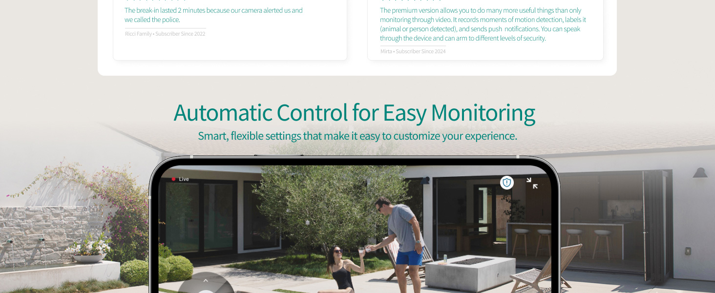 Essential Pan Tilt Outdoor Camera