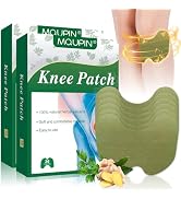 72PCS Knee Patches, Wormwood &amp; Ginger Extract Sticker Heat Patches, 8 Hours Warming Herbal Patche...