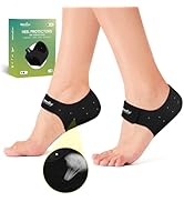 Plantar Fasciitis Heel Protectors for Shoes - Welnove Heel Cushion Cups for Women Men Heels Spur ...