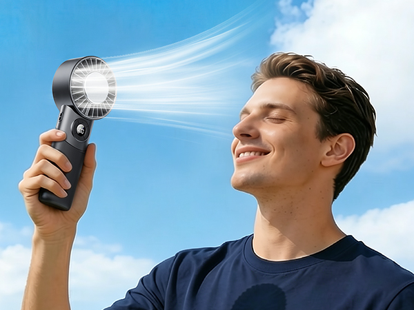 Handheld fan Neck fan Bottom anti-slip pad Desk fan