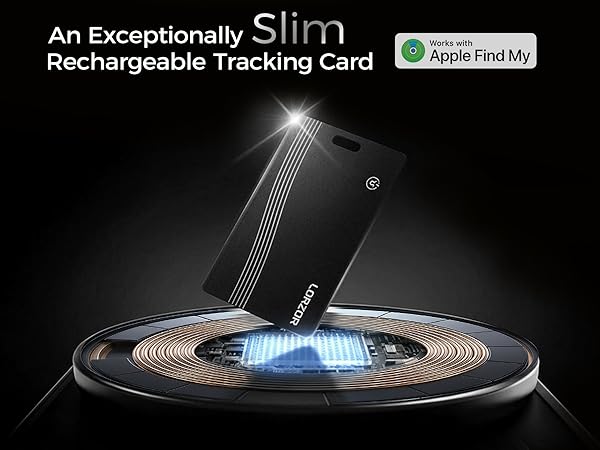 Wallet Tracker Card (iOS Only) Apple MFi Certified Slim Tracking Card