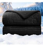 bedsmile Waffle Weave Cooling Comforter Queen Size, Q-Max 0.45 Reversible Cooling Blanket for Hot...
