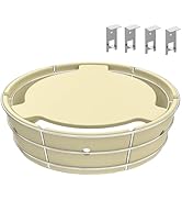 Charkettle Charcoal Firebox Kit, Ceramic Charcoal Basket with Heat Deflector Compatible with Webe...