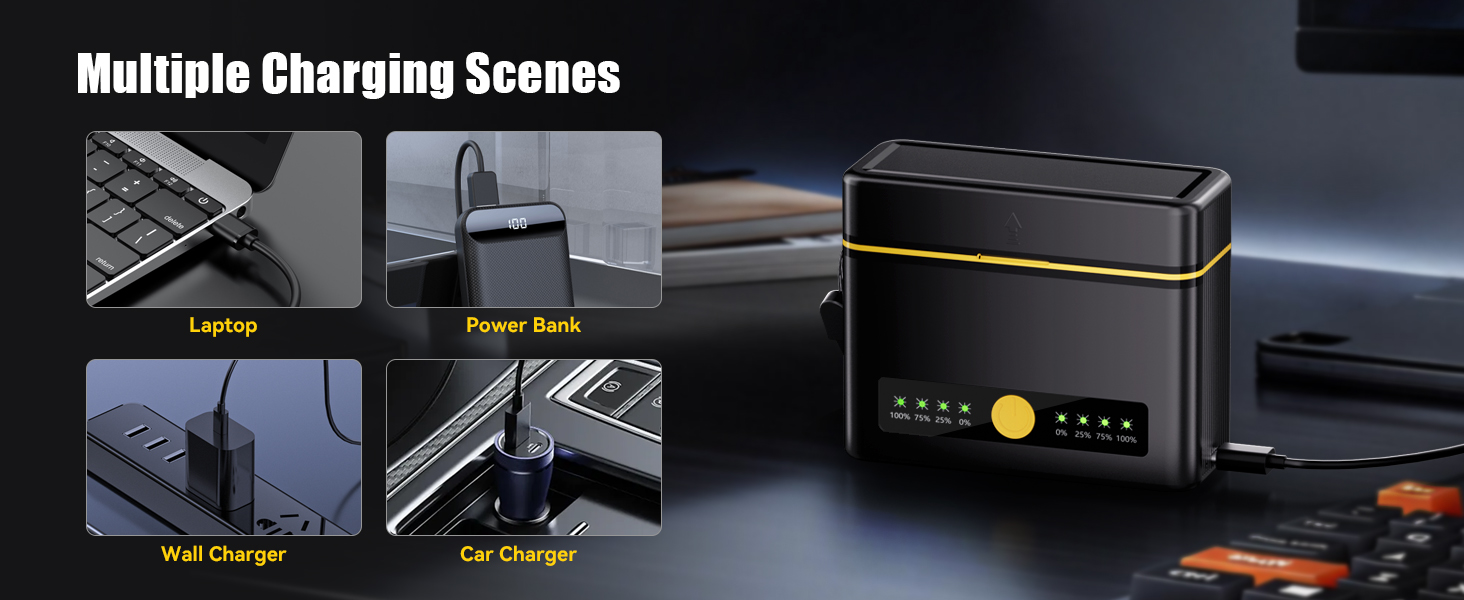 UPGRADED RING BATTERY CHARGING CASE