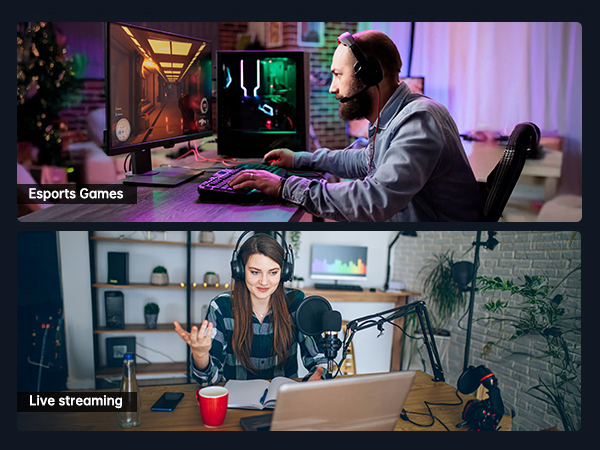 Suitable for esports games and live streaming