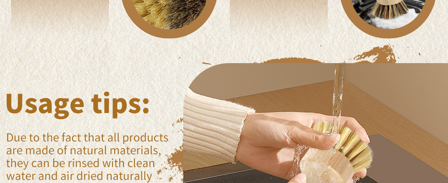 bamboo cleaning brush
