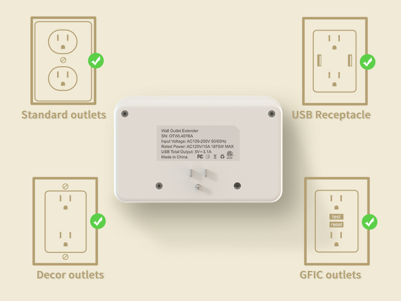 Wall Outlet extender