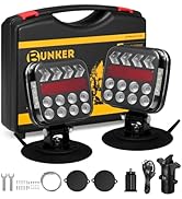 BUNKER INDUST Wireless Trailer Lights Kit, Adjustable Magnetic Towing Lights with Brake Turn Reve...