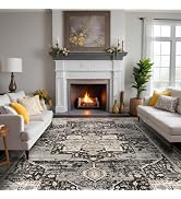 RUUGME Washable 9x12 Area Rugs - Large Rugs for Living Room Stain Resistant Carpet Vintage Rugs f...