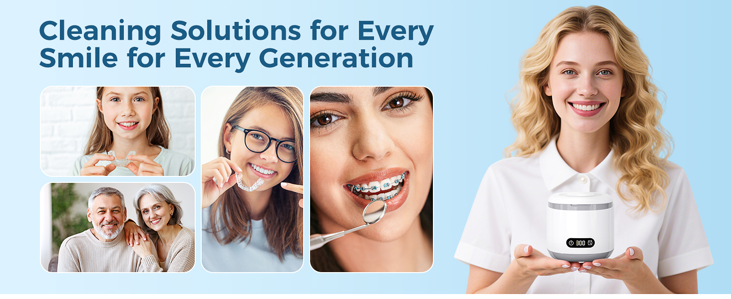 retainer cleaner machine - 45khz denture ultrasonic retainer cleaner machine