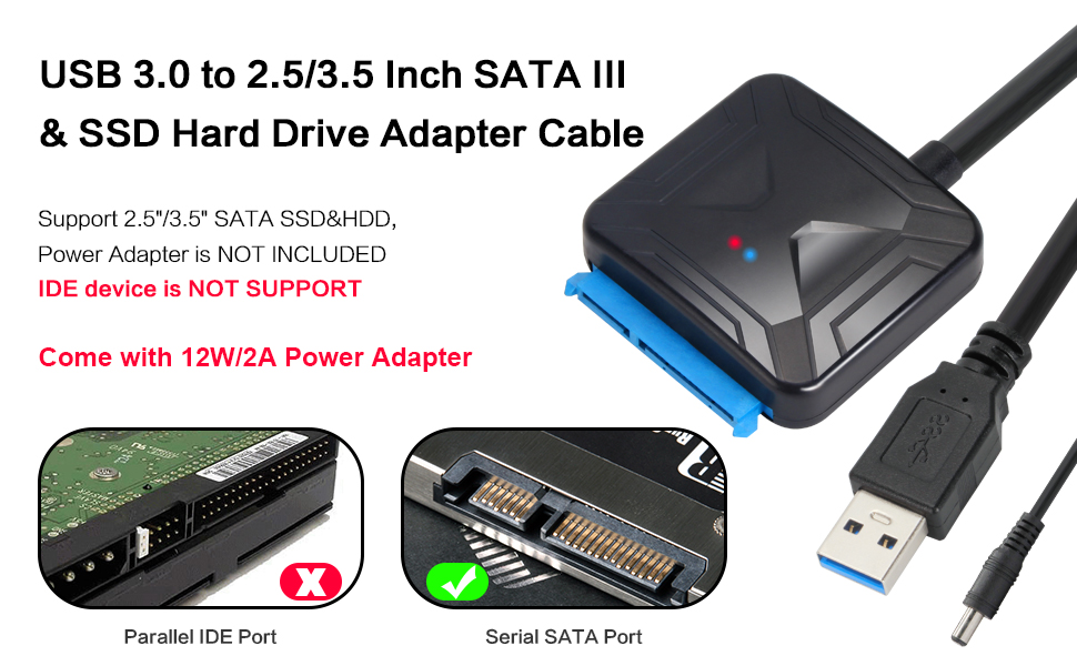 2.5 to 3.5 hard drive adapter cable