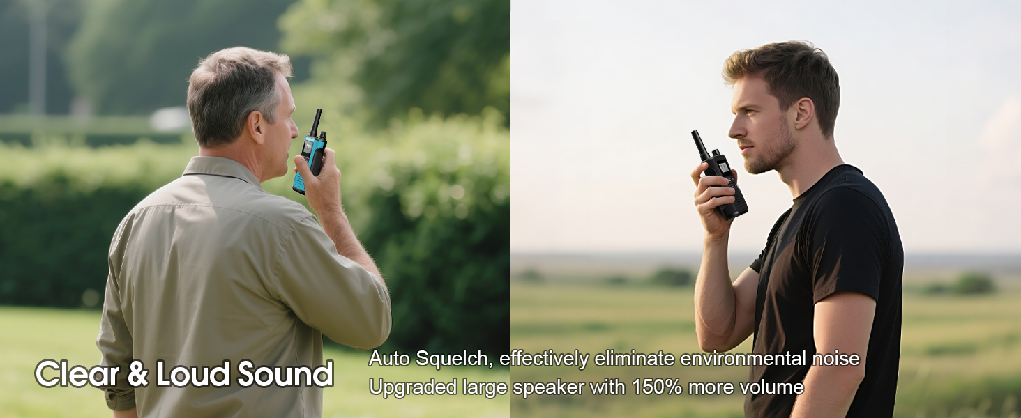 Rechargeable Walkie Talkies for Adults Long Range