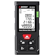 Laser Measurement Tool 165Ft, Digital Laser Distance Meter Bubble Levels, Handheld Laser Tape Mea...