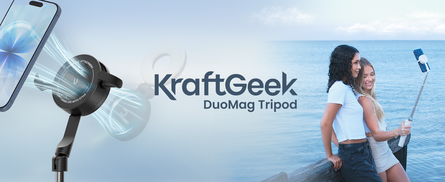Phone tripod for video recording and vlogging