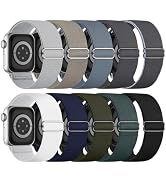 10 Pack Stretchy Bands Compatible with Apple Watch Band 40mm 38mm 41mm 42mm 44mm 45mm 46mm 49mm W...