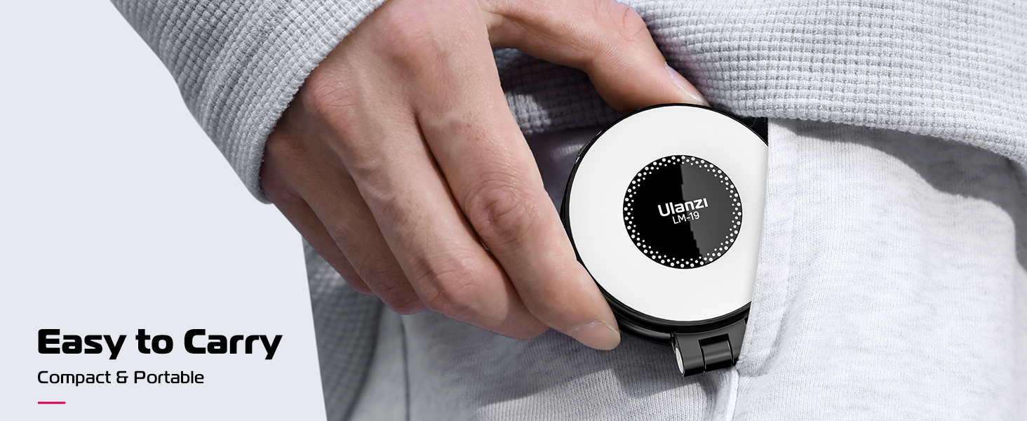 Compact white circular device with 'Unatoo' logo being held in hand. Text 'Easy to Carry' and 'Compact &amp; Portable' visible, suggesting a portable electronic product.