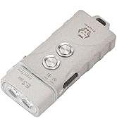 RovyVon E3 Plus Marble Keychain Flashlight - 700 Lumen Dual Power Rechargeable with Lockout Mode,...