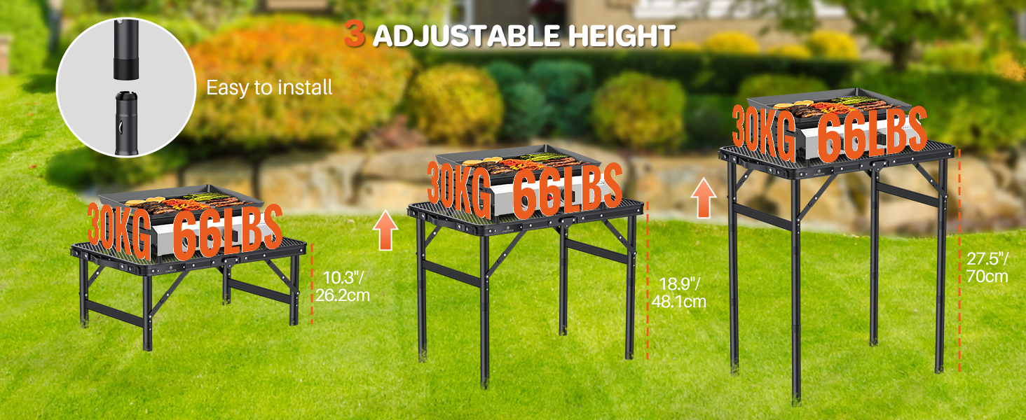 camp tables portable foldable