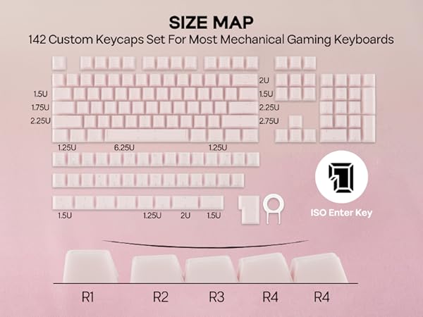 Creamy Jade PBT Keycaps