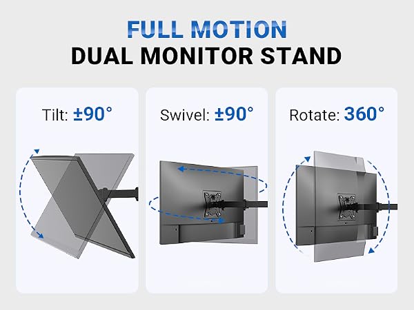 Tilt, Swivel, Rotate