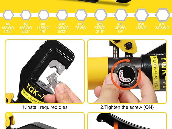 hydraulic crimping tool