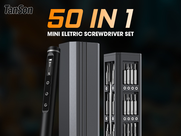50 in 1 mini electric screwdriver set