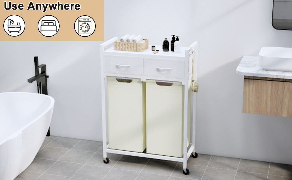 Laundry Sorter 2 Section