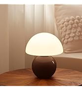 Dawnwake Mushroom Lamp Table Lamp for Bedroom,Desk Bedside Small Lamps for Living Room Night Stan...