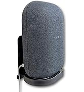 Mount Genie Affordable Essentials Wall Mount Hanger Stand for Nest Audio (Black, 1-Pack): Screw a...