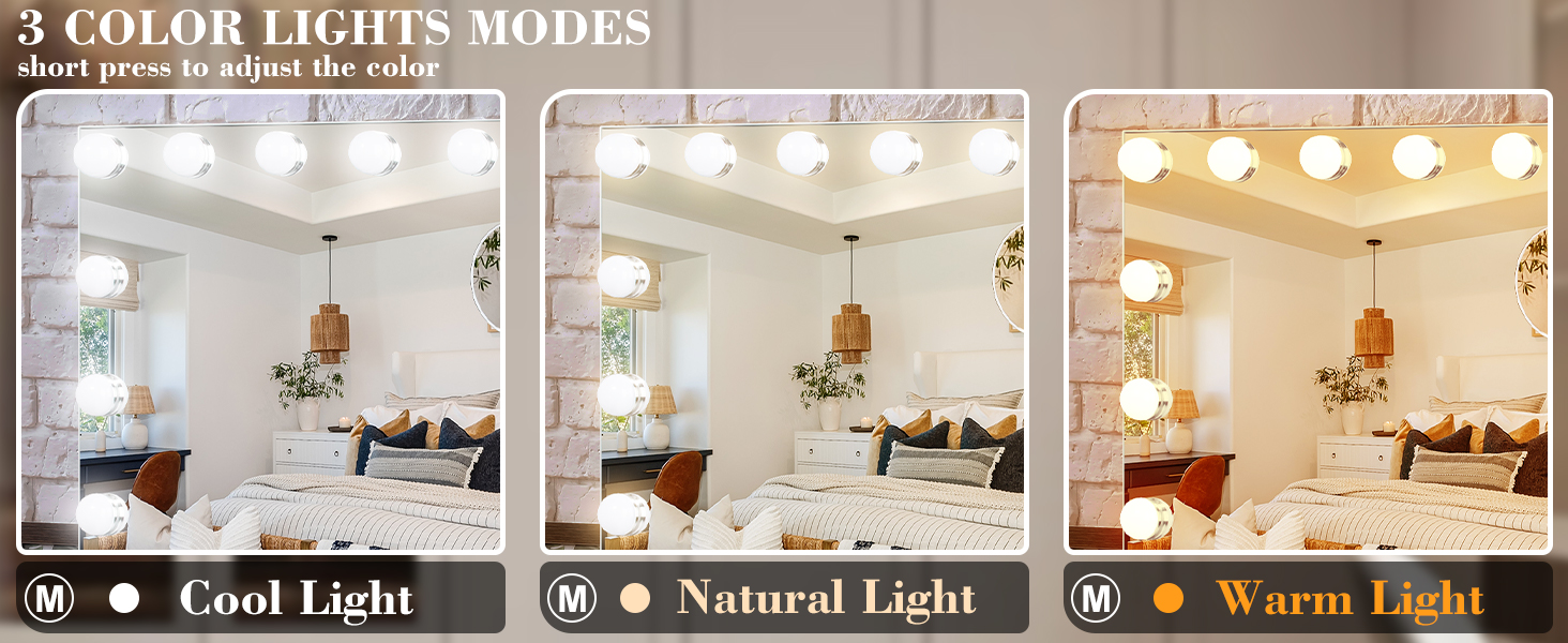 3 COLOR LIGHTS MODES